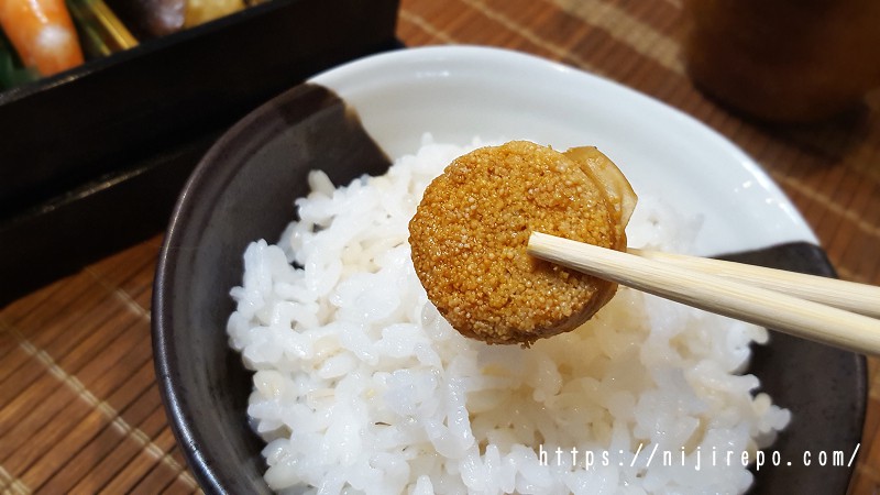 博多久松おためしおせち 新メニューの真子旨煮