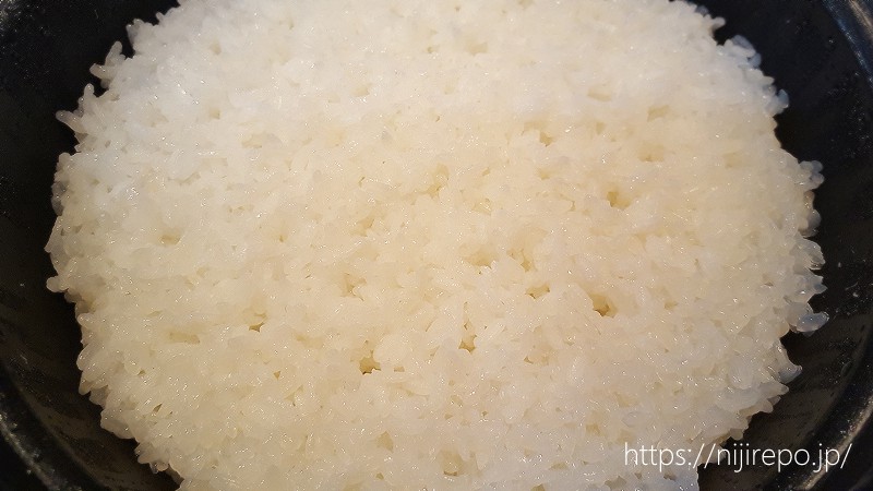 上原本店 ライスこんにゃく 鍋で炊く 炊きあがり